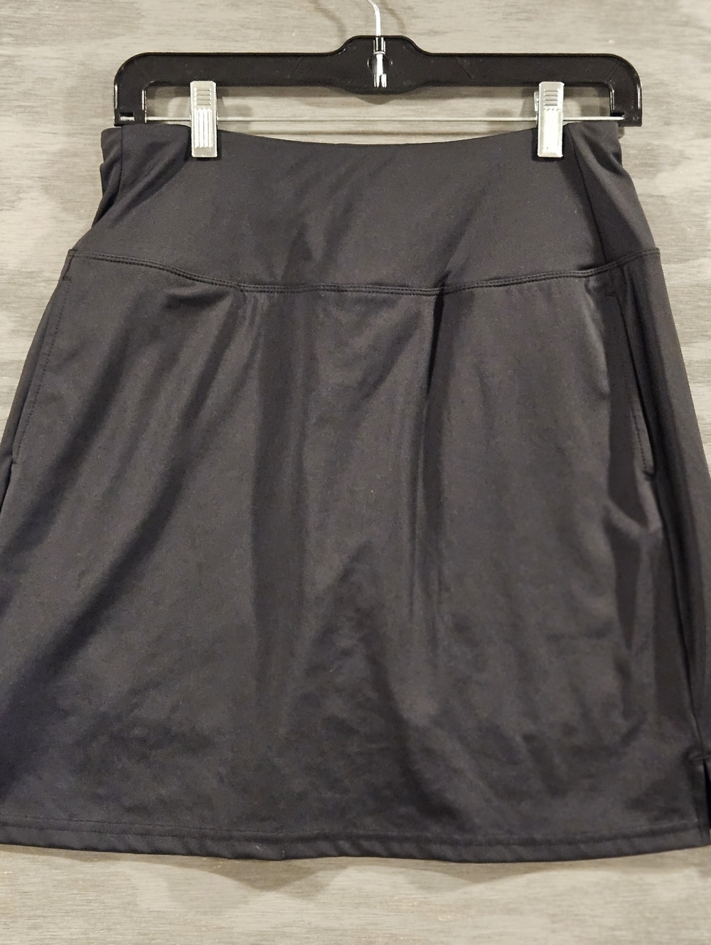 Santiny SZ M Black Swim Skirt W/Pockets